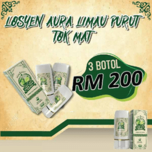 Losyen Aura Limau Purut Tok Mat - 3 BOTOL